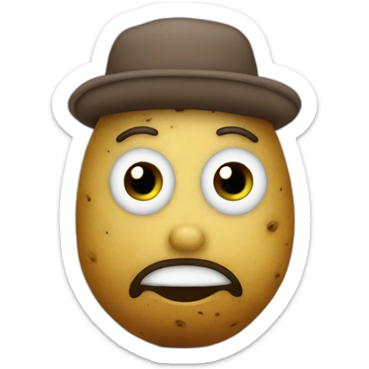 jewish potato sticker