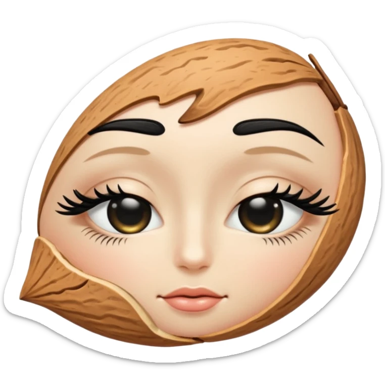 👁️ give me a version of the eye emoji at the begining of this prompt, but the eye is closed

 sticker