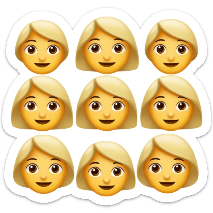 El işareti yumruk yap. Baş parmağı işaret ve orta parmağın arasından çıksın  sticker