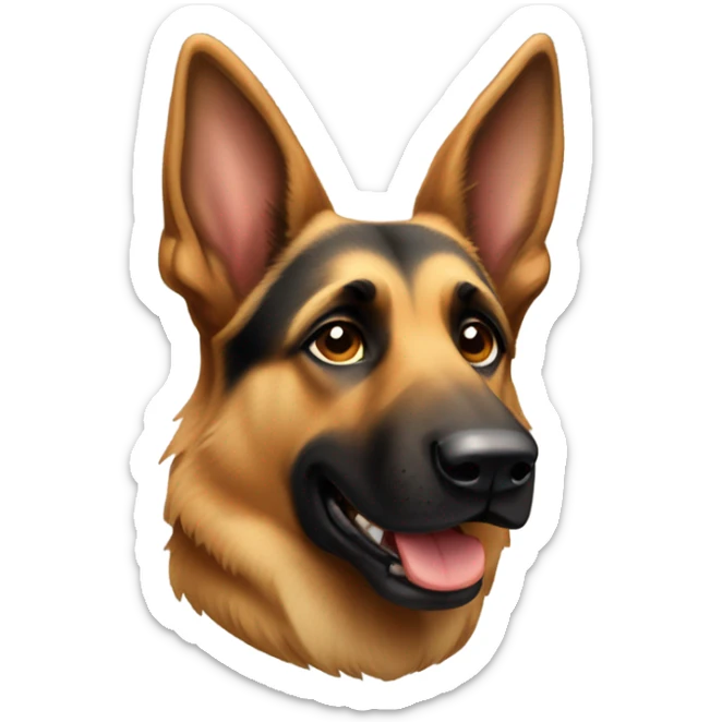 German shepherd  sticker