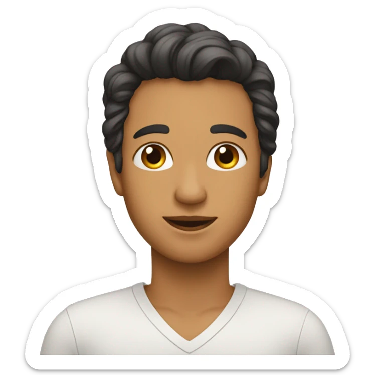 Homme qui donne son cœur a sa femme sticker