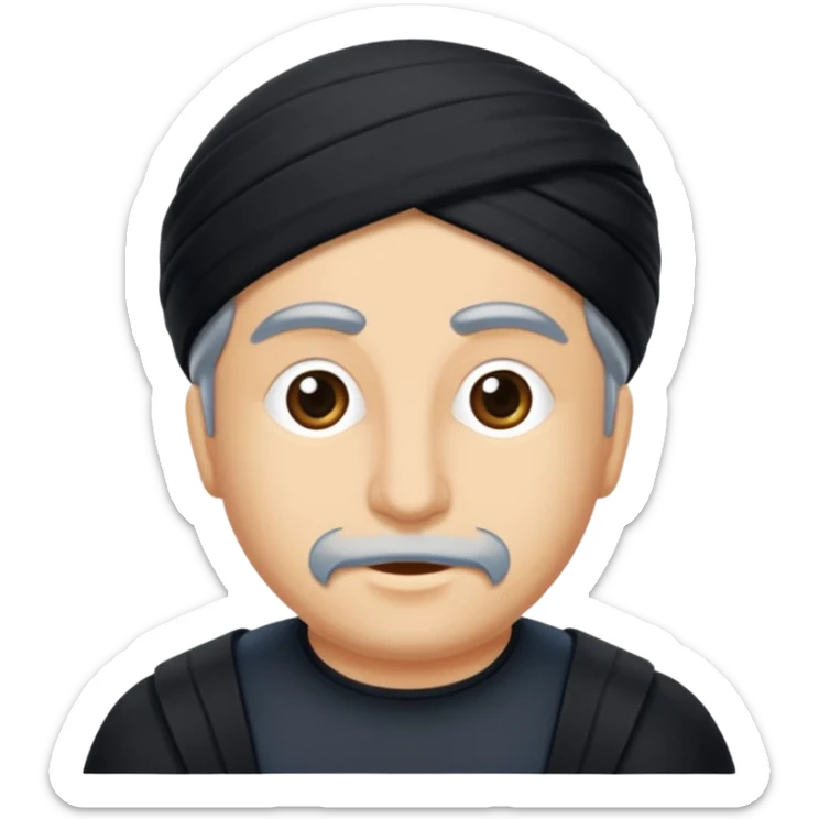 Mavi tik yuvarlak mavi cember  in içine siyah tik sticker