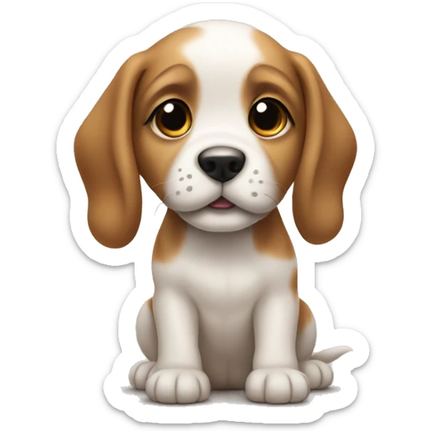Puppy sticker