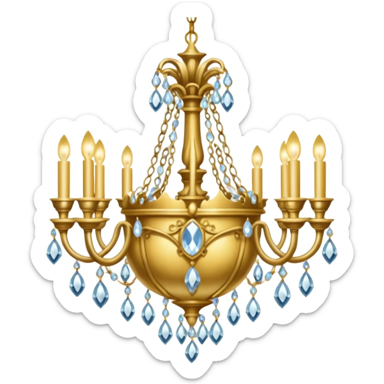 Make a chandelier the one from French movie the phantom of the opera the musical sticker