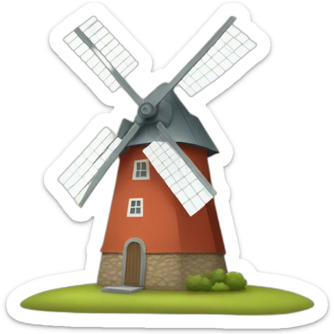 windmill sticker