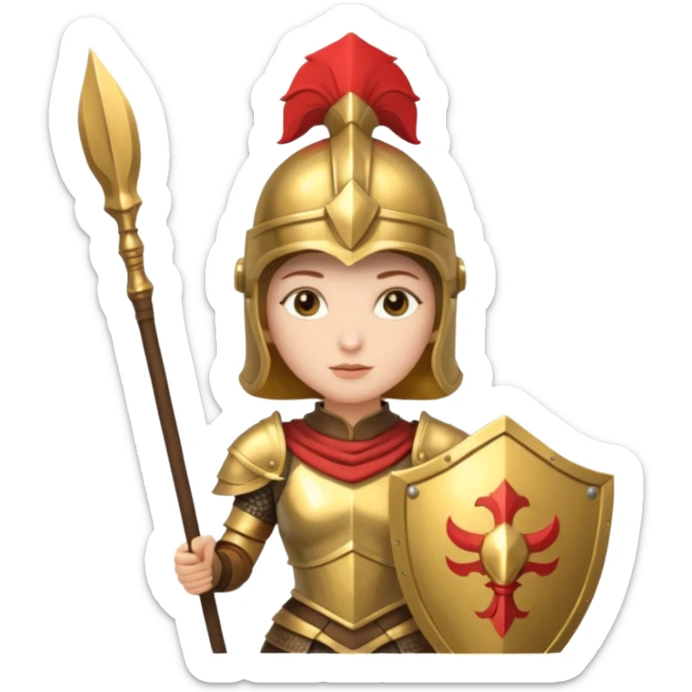 Minerva is the Roman goddess of wisdom, strategic warfare, commerce, and the arts, and is considered one of the most important Roman deities alongside Jupiter and Juno, forming the Capitoline Triad. sticker