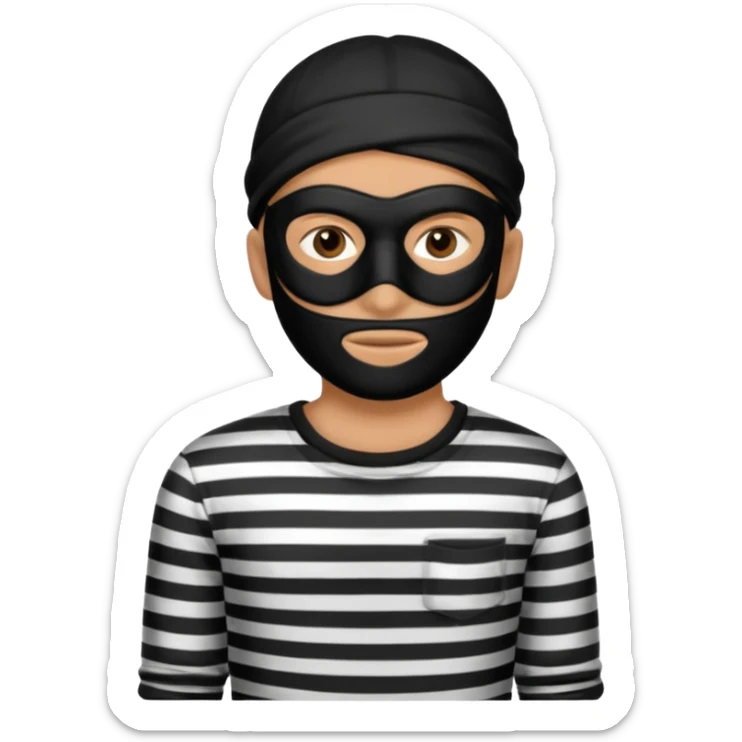 Robber sticker