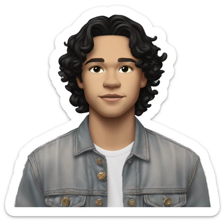 Conan Gray is an American singer-songwriter and former YouTuber. Born in Lemon Grove, California, and raised in Georgetown, Texas, he began uploading dark hair, long short rockstar sticker