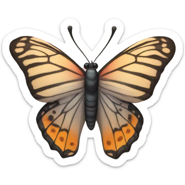 butterfly sticker