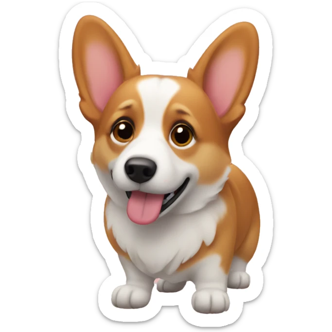 corgi sticker
