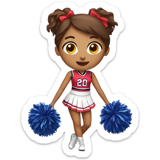 cheerleader sticker