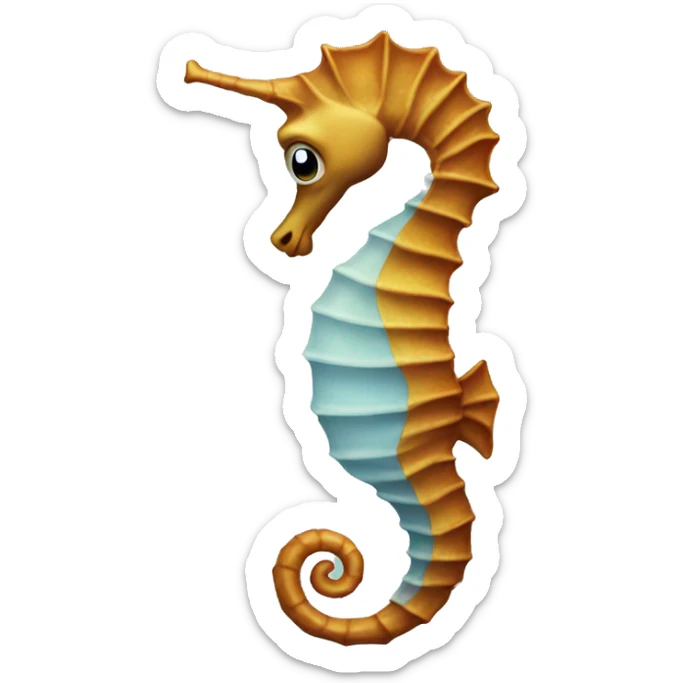 sea horse sticker