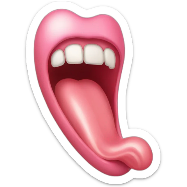 tongue sticker