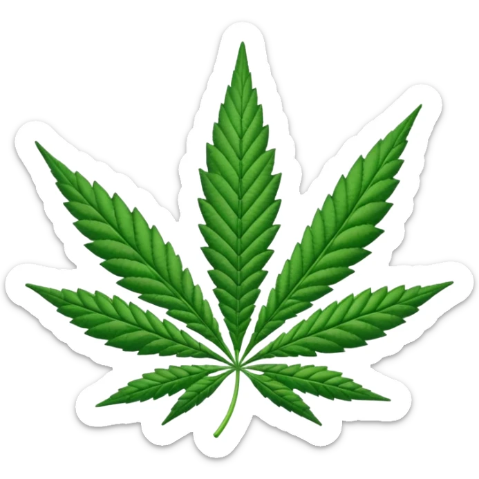 cannabis  sticker