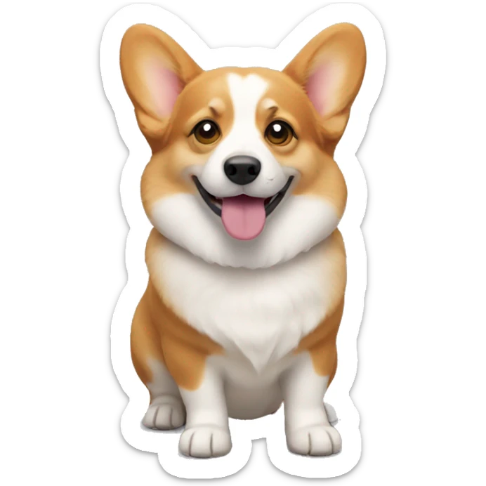 Corgi sticker