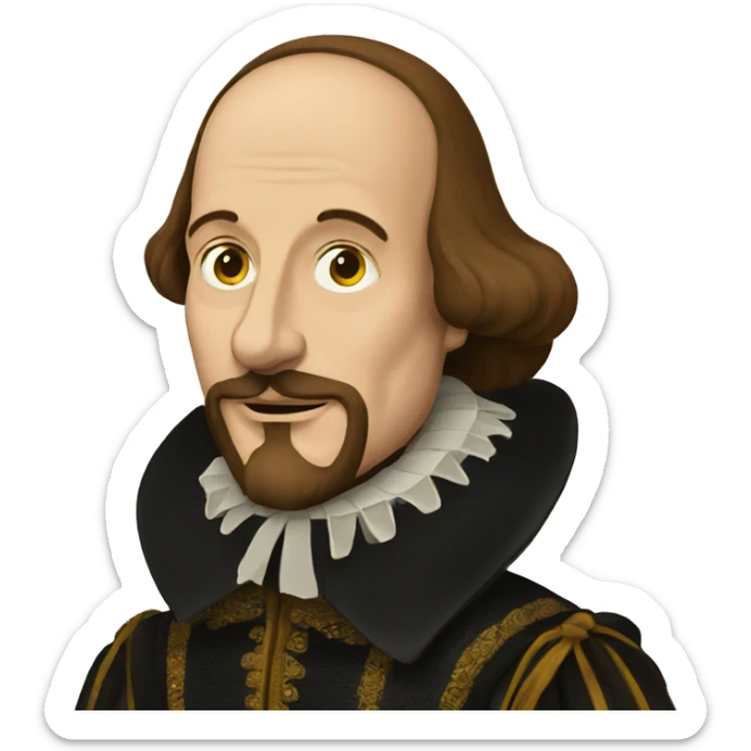 william shakespeare sticker