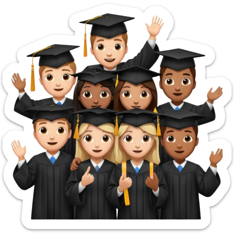 Tu deseo de conocimiento es tu lema. Ustedes son un grupo inteligente que siempre está buscando conocimientos
"recién salidos del horno" sticker