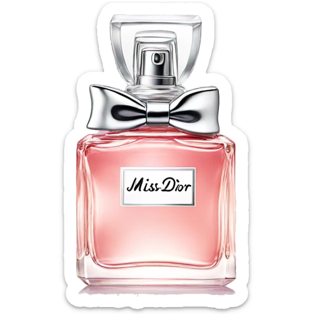 Miss dior perfume sticker