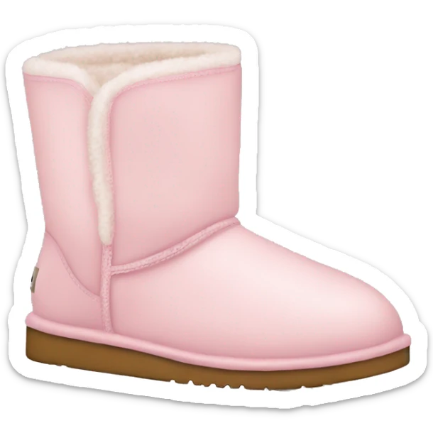 light pink uggs sticker