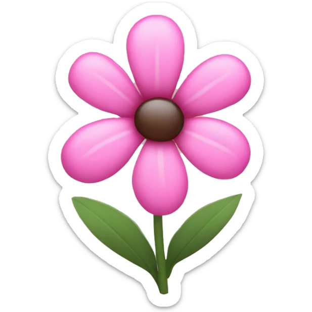 Pink flowers sticker