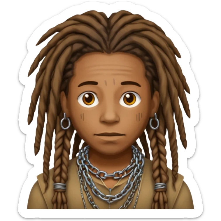 Dreads chain sticker