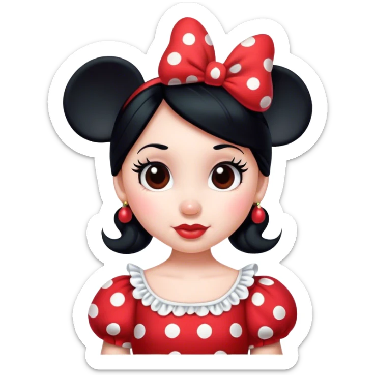 Minnie mouse sticker