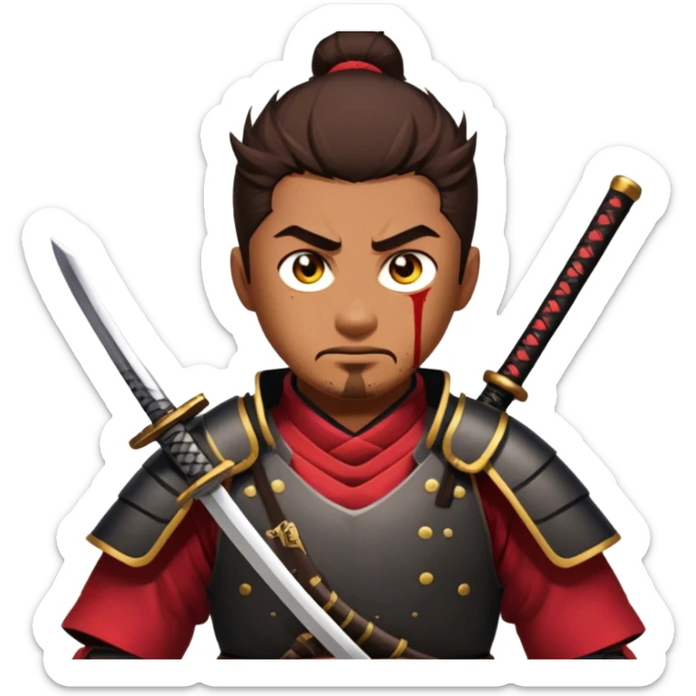 Battle-Ready Samurai sticker