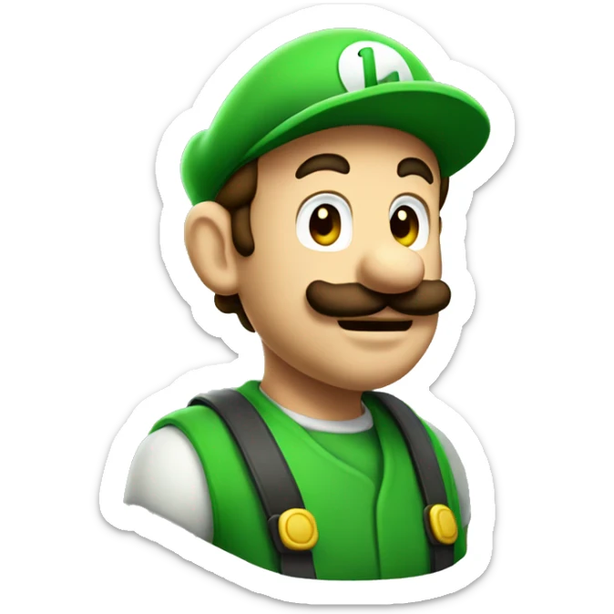 Luigi sticker