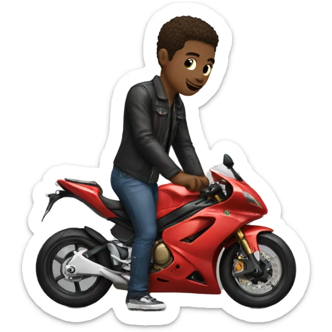 My friend gay and he love the bike sticker