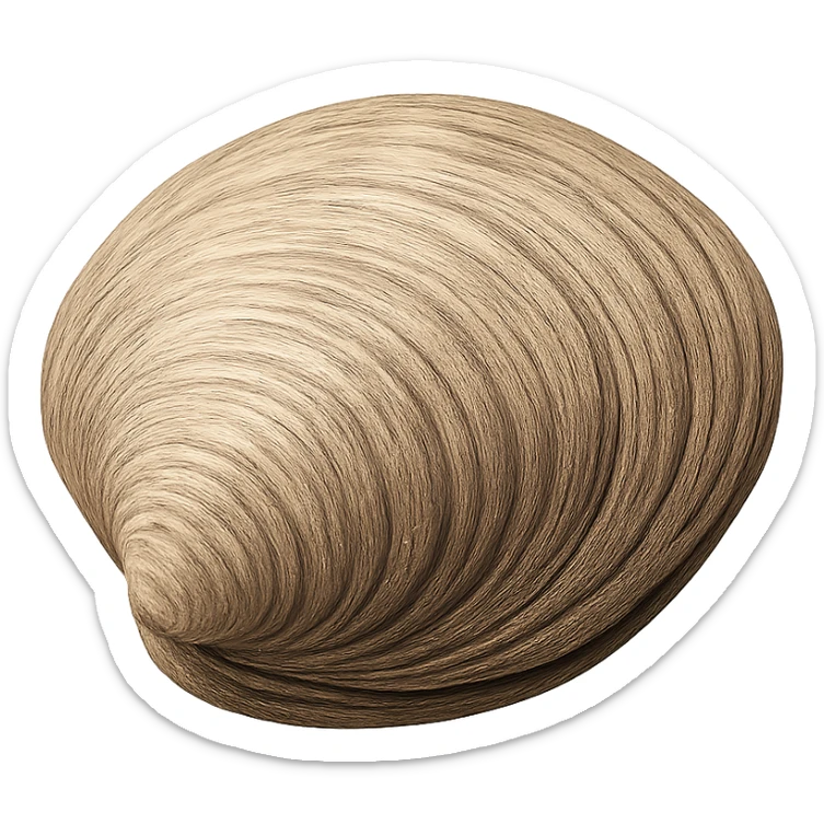 Clam sticker
