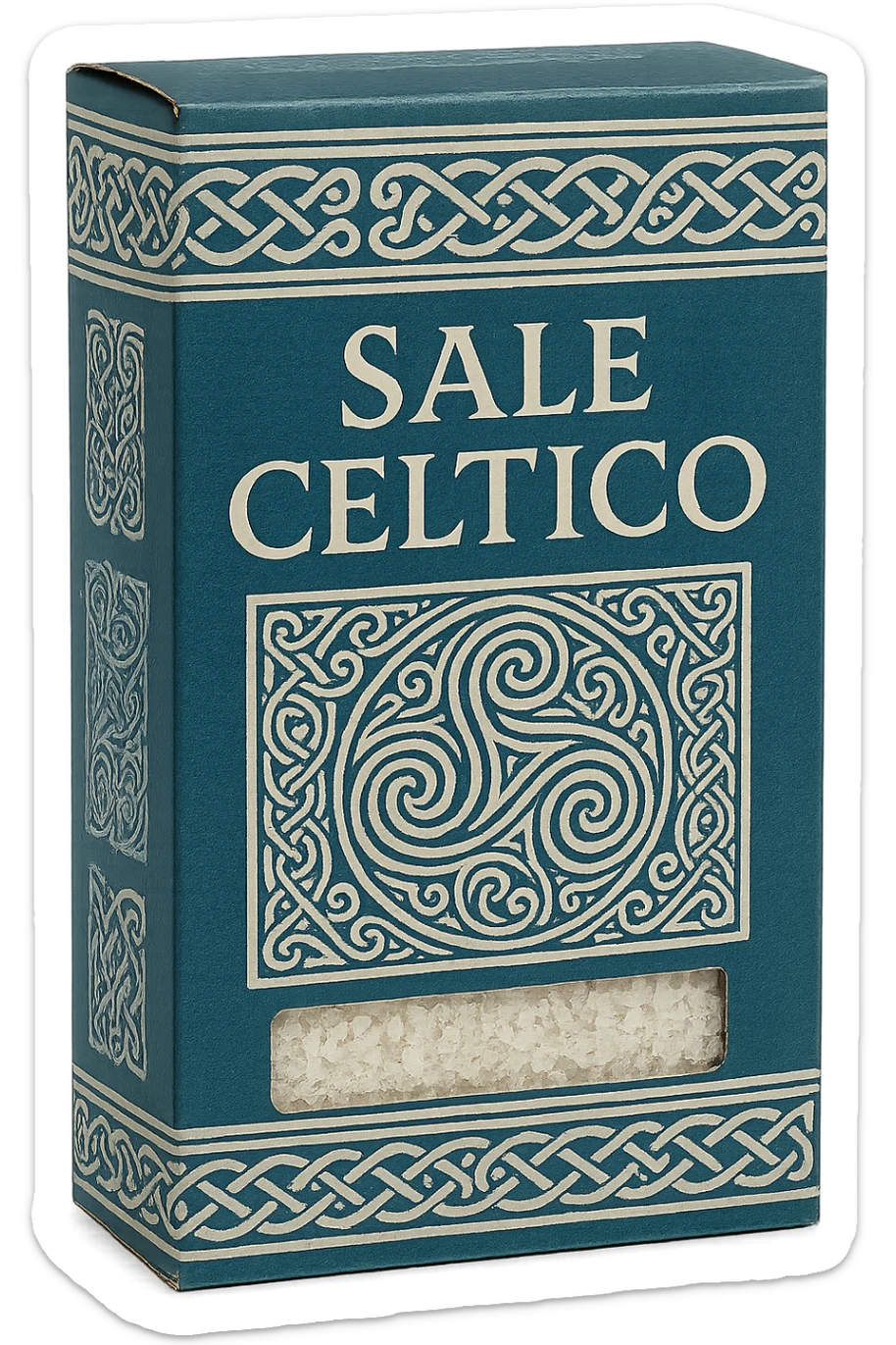 Sale celtico, scatola in italiano sticker