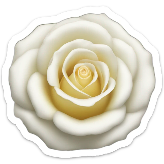 white rose of york sticker