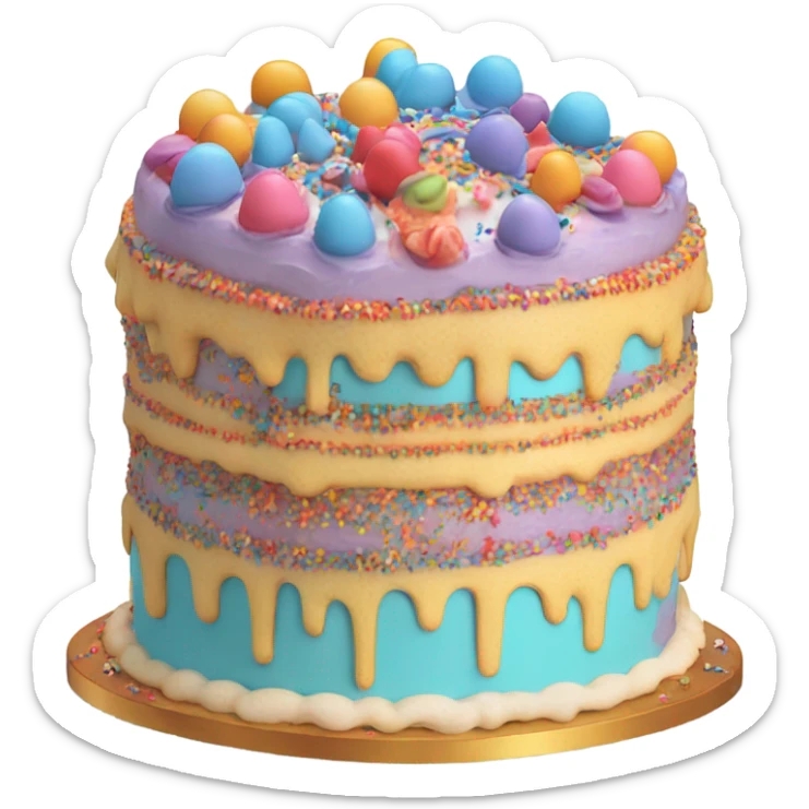 Cake sticker