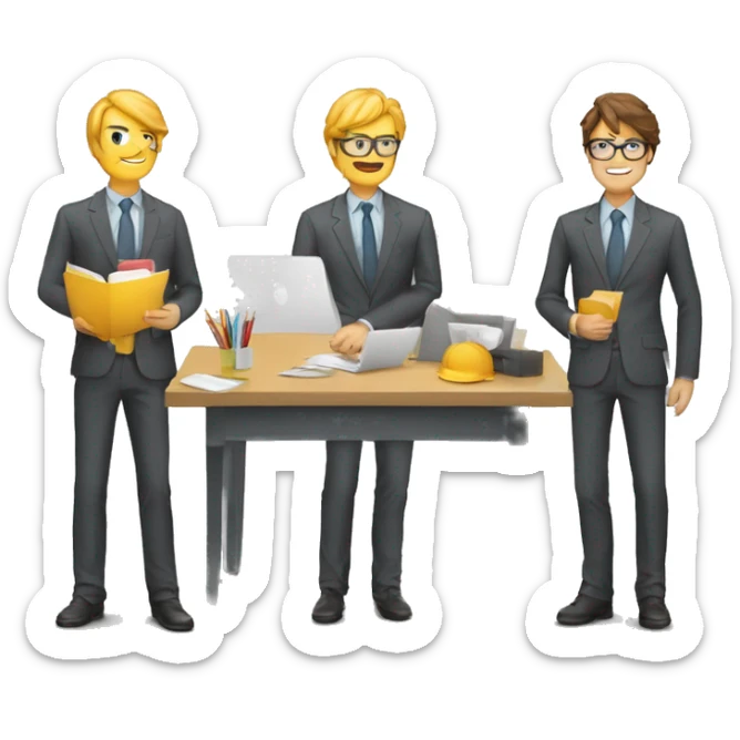 Conseil personnalisé des entreprises et des étudiants par des experts sticker