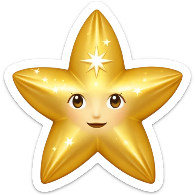 estrella divina del mar sticker