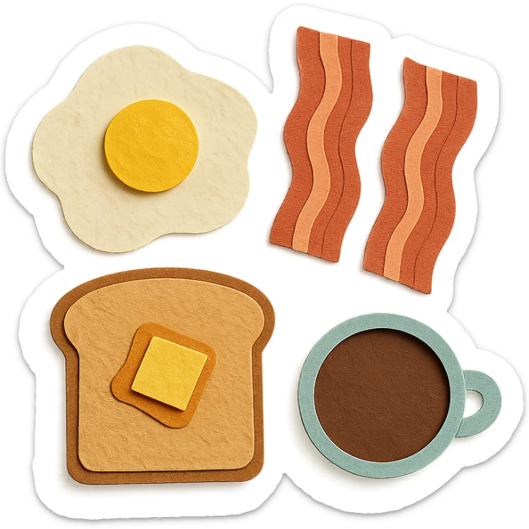 breakfast sticker