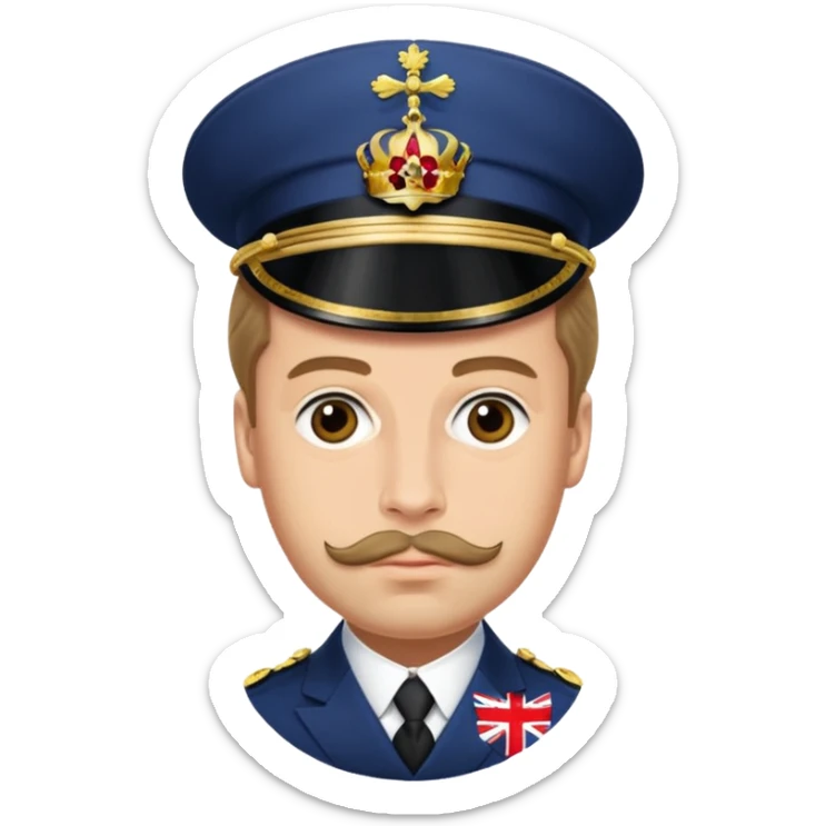 Prince George Duke Of Kent 5th Son of King George V sticker