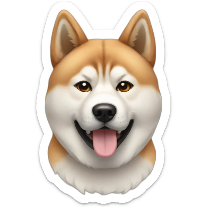 akita inu sticker