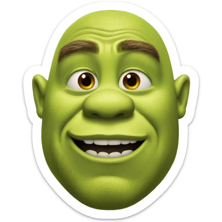 Shrek sticker