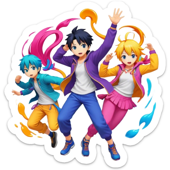 Anime sticker