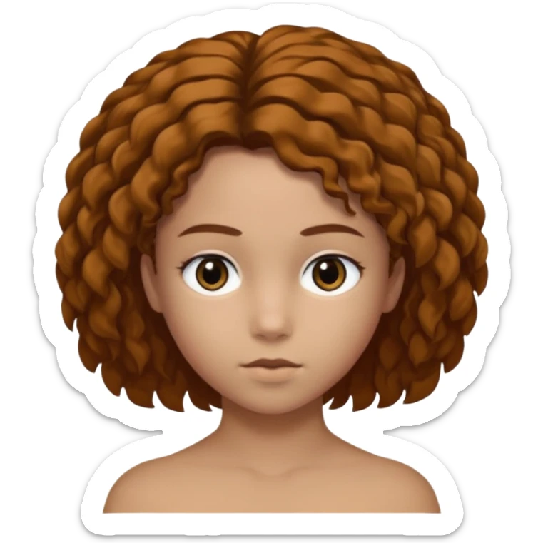 Un garçon cheveux boucle et yeux marron clair et une fille cheveux noir lisse côte à côte se disputant et se traitant de manipulateur  sticker