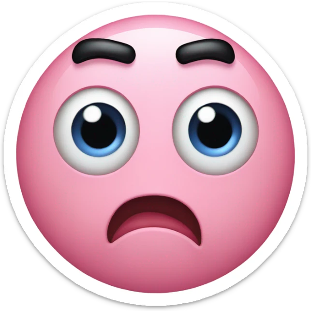 STOP MAKING THAT I TOLD YOU TO MAKE KIRBY EYES, YOU KNOW WHAT? FUCK YOU sticker