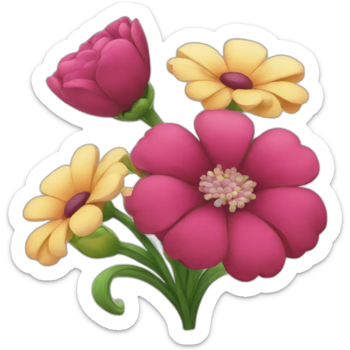 Flowers sticker