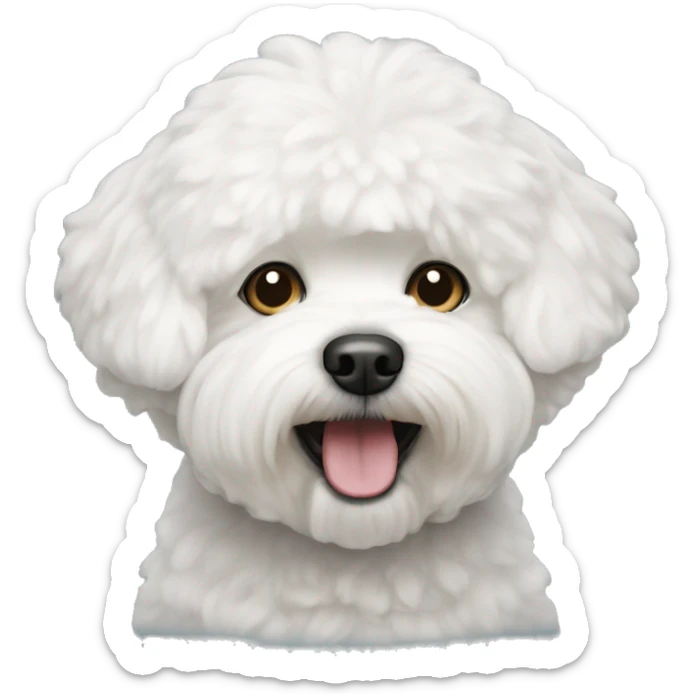 Bichon frise sticker