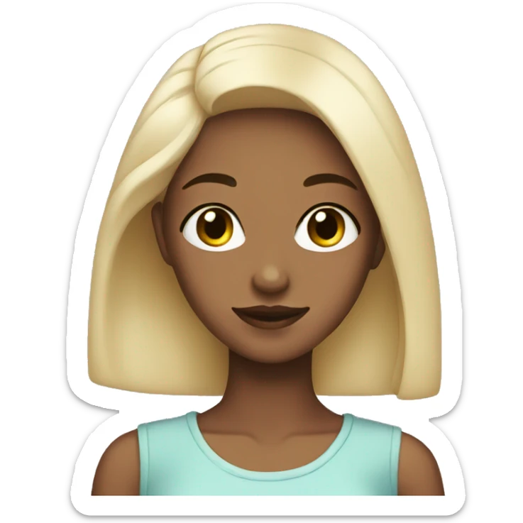 Clean aesthetic girl sticker