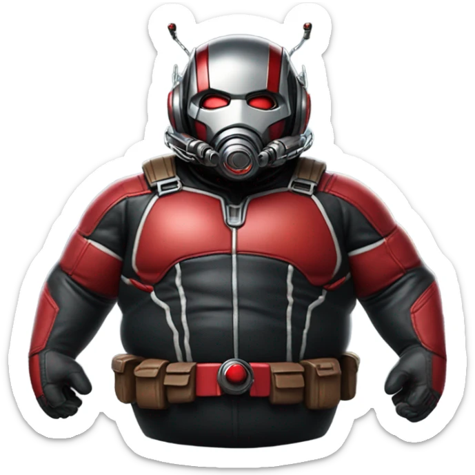 Fat ant-man sticker