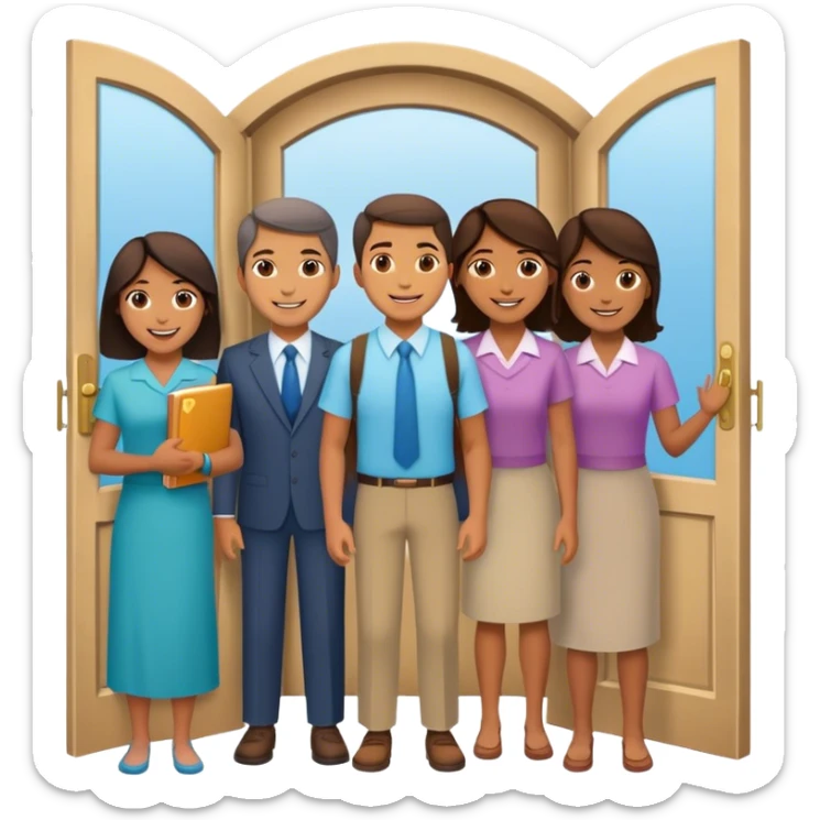 Jehovah’s witnesses door to door sticker