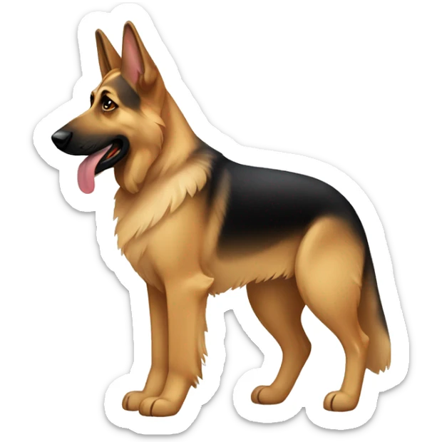 German Shepard sticker