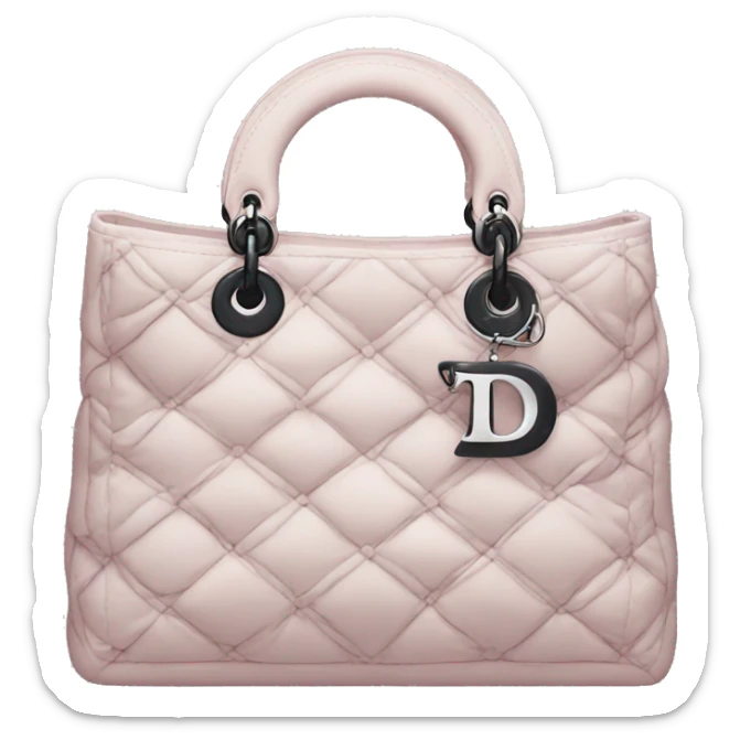 dior bag sticker