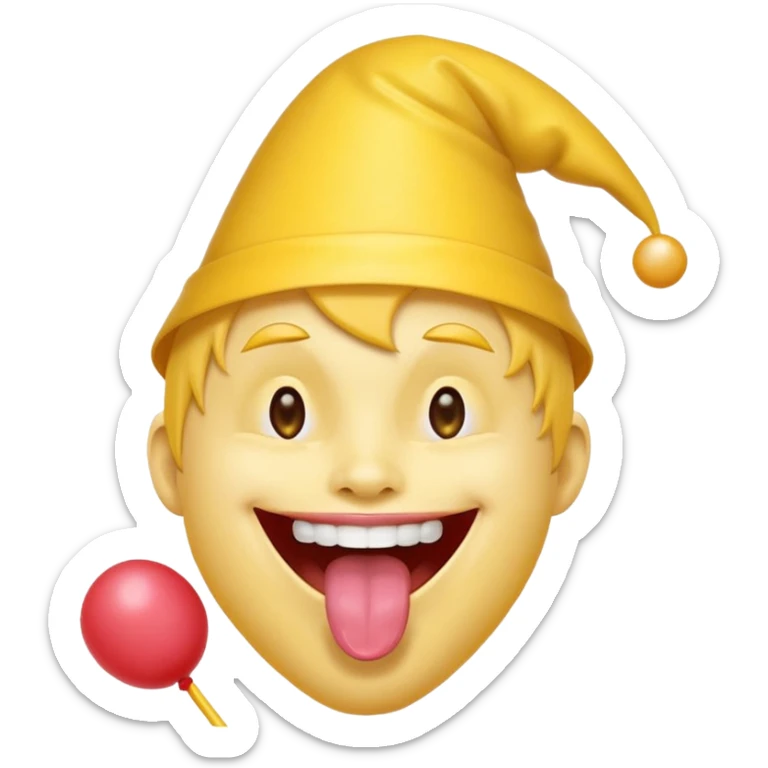 Doing the tongue out trend with the circle head one the normal yellow head make the 4th one better sticker